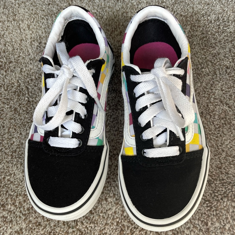 Kids rainbow vans